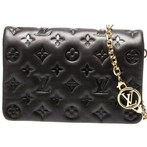 Louis Vuitton Pochette Coussin Monogram Embossed Lambskin - Shoulder or Belt Bag